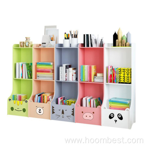 3 Tier Colorful Bookshelf Kids Open Shelves